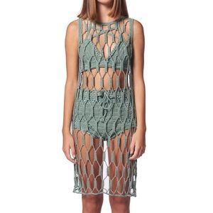 See Through Crochet Long Tunic
AYNI
